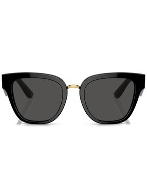Dolce & Gabbana Eyewear lunettes de soleil teintées à monture carrée - Noir