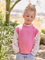 Trui 2 in 1 meisjesmouwen rozen