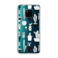Cactusmotief: Huawei Mate 20 Pro Transparant Hoesje