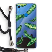 Lange bladeren: Huawei Y6s Transparant Hoesje met koord