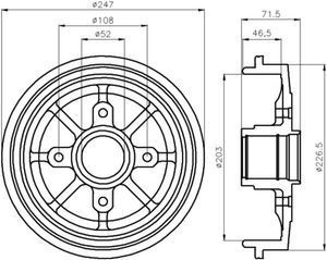 Textar Remtrommel 94028200