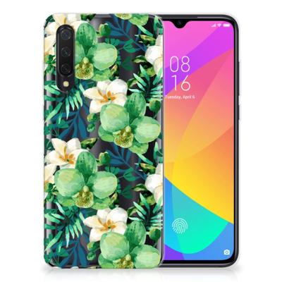 Xiaomi Mi 9 Lite | TPU Case | Orchidee Groen Xiaomi Mi 9 Lite | TPU Case | Orchidee Groen