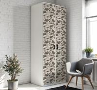Vintage bloemen meubel sticker Vintage bloemen meubel sticker