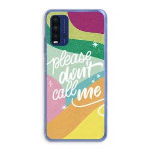 Don't call: Xiaomi Redmi 9T Transparant Hoesje