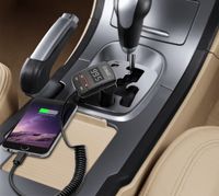 Technaxx FMT700 FM-transmitter Met laadfunctie voor iPhone, Kogelgewricht - thumbnail