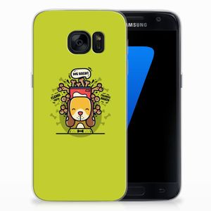 Samsung Galaxy S7 Telefoonhoesje met Naam Doggy Biscuit