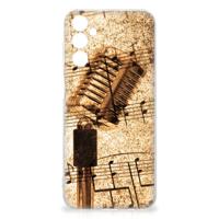 Samsung Galaxy M14 | Siliconen hoesje | met foto Bladmuziek
