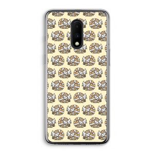 Slapende poes: OnePlus 7 Transparant Hoesje
