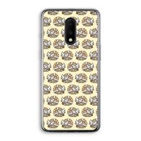 Slapende poes: OnePlus 7 Transparant Hoesje