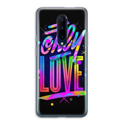 Only Love: OnePlus 7 Pro Transparant Hoesje