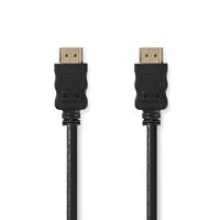 High Speed HDMI-Kabel met Ethernet | HDMI Connector | HDMI Connector | 4K@30Hz | ARC | 10.2 Gbps | 1.50 m | Rond | PVC | Zwart