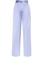 Oscar de la Renta pantalon de tailleur à coupe droite - Bleu