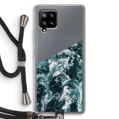 Zee golf: Samsung Galaxy A42 5G Transparant Hoesje met koord