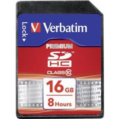 Verbatim SDHC kaart 16GB Class 10