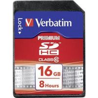 Verbatim SDHC kaart 16GB Class 10