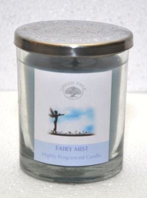 Green Tree Geurkaars fairy mist glas (200 gr)