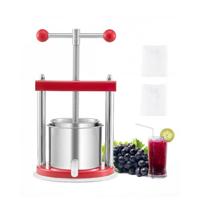 VEVOR Fruitwijnpers Handmatige pers Wijnmaken 1,65L RVS Fruitmolen VEVOR Fruitwijnpers Handmatige pers Wijnmaken 1,65L RVS Fruitmolen