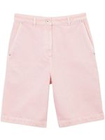 Burberry short en jean à taille haute - Rose