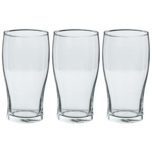 Secret de Gourmet Bierglazen groot - 12x stuks - transparant - 570 ml - 16 cm