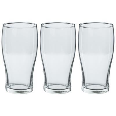 Secret de Gourmet Bierglazen groot - 12x stuks - transparant - 570 ml - 16 cm