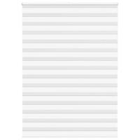 Zebra rolgordijn 165x200 cm stofbreedte 160,9cm polyester wit