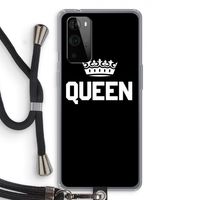 Queen zwart: OnePlus 9 Pro Transparant Hoesje met koord