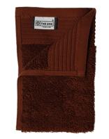 The One Towelling TH1020 Classic Guest Towel - Brown - 30 x 50 cm