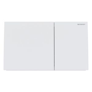 Drukplaat Geberit Sigma 70 Frontbediening 2-toets RVS Mat Wit