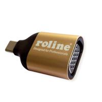 ROLINE 12.03.3233 USB grafische adapter 1920 x 1080 Pixels Goud - thumbnail