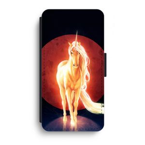 Last Unicorn: iPhone XR Flip Hoesje