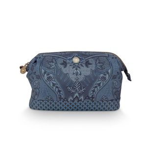 Cosmetic Purse Kyoto Festival Denim Blue L