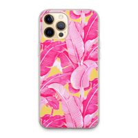 Pink Banana: iPhone 13 Pro Max Transparant Hoesje
