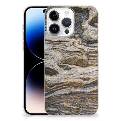 iPhone 14 Pro Max | TPU | Siliconen hoesje | Steen