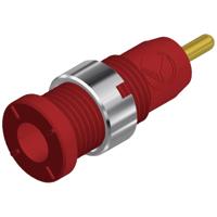 SKS Hirschmann MSEB 2630 S 1,9 Au Veiligheids-labconnector, female Bus, inbouw verticaal Stift-Ø: 2 mm Rood 1 stuk(s)