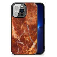 iPhone 13 Pro Marmeren Print Telefoonhoesje Marmer Bruin