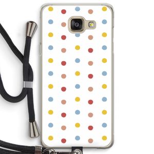 Bollen: Samsung Galaxy A5 (2016) Transparant Hoesje met koord