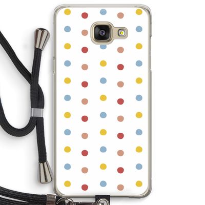 Bollen: Samsung Galaxy A5 (2016) Transparant Hoesje met koord