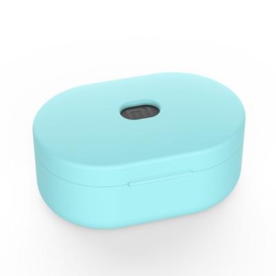 Siliconen Oplaaddoos beschermende case voor Xiaomi Redmi AirDots (mintgroen)