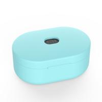 Siliconen Oplaaddoos beschermende case voor Xiaomi Redmi AirDots (mintgroen)