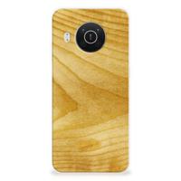 Nokia X10 | X20 | Bumper Hoesje | Licht Hout