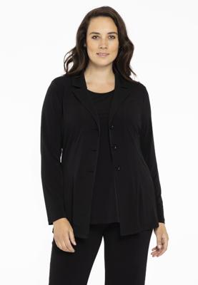 Yoek Blazer kort | Zwart | Maat 54/56