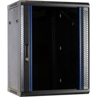 DSI 15U wandkast met glazen deur - DS6415 server rack 600 x 450 x 770mm - thumbnail