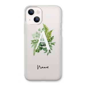 Green Brush: iPhone 13 Transparant Hoesje
