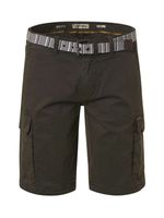 Short cargo garment dyed stretch wi moss - thumbnail