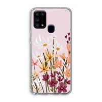 Painted wildflowers: Samsung Galaxy M31 Transparant Hoesje