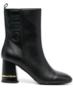 LIU JO bottines en cuir 80 mm - Noir