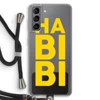 Habibi Majorelle : Samsung Galaxy S21 Transparant Hoesje met koord Habibi Majorelle : Samsung Galaxy S21 Transparant Hoesje met koord