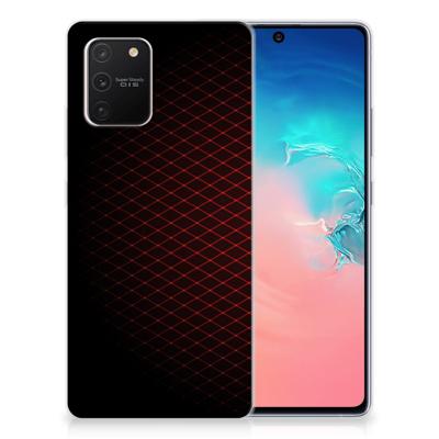 Samsung Galaxy S10 Lite | TPU bumper | Geruit Rood
