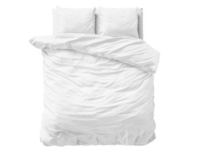 Primaviera Deluxe Uni Satijn Dekbedovertrek Wit 200 x 200/220 cm