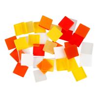 Creativ Company Mini mozaiek rood/oranje 1x1mm, 25 gram